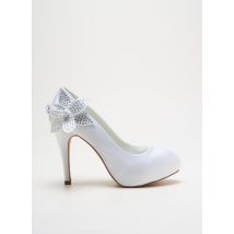 CRINOLIGNE - Escarpins blanc en textile - Femme - Taille 37 - Modz