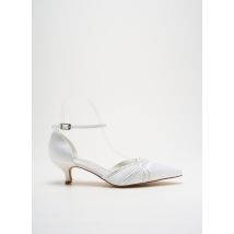 CRINOLIGNE - Escarpins blanc en textile - Femme - Taille 38 - Modz