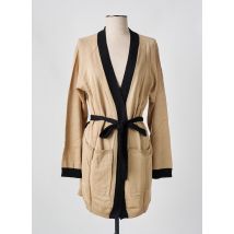 SHEEGO - Gilet manches longues beige en viscose - Femme - Taille 44 - Modz