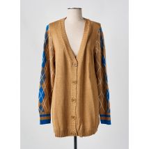SHEEGO - Gilet manches longues marron en acrylique - Femme - Taille 54 - Modz