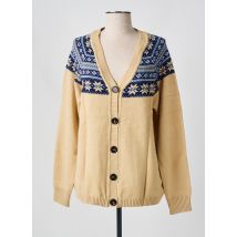 SHEEGO - Gilet manches longues beige en viscose - Femme - Taille 42 - Modz
