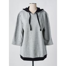 SHEEGO - Sweat-shirt gris en polyester - Femme - Taille 46 - Modz