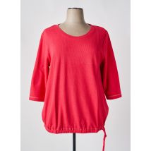 SHEEGO - T-shirt rouge en coton - Femme - Taille 58 - Modz