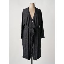 SHEEGO - Gilet manches longues noir en viscose - Femme - Taille 52 - Modz