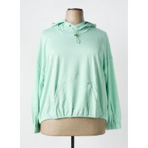 SHEEGO - Sweat-shirt à capuche vert en modal - Femme - Taille 50 - Modz