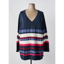 SHEEGO - Pull bleu en acrylique - Femme - Taille 54 - Modz