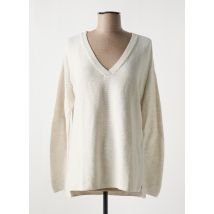 YAYA - Pull gris clair en coton - Femme - Taille 36 - Modz