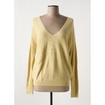YAYA - Pull beige en coton - Femme - Taille 38 - Modz
