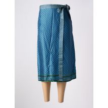 LA PETITE ETOILE - Jupe mi-longue bleu en viscose - Femme - Taille 36 - Modz