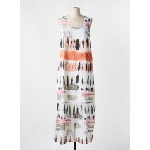 AGATHE & LOUISE - Robe longue orange en viscose - Femme - Taille 40 - Modz