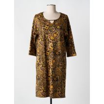 FRED SABATIER - Robe mi-longue jaune en polyester - Femme - Taille 38 - Modz