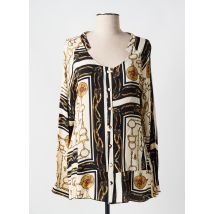 FRED SABATIER - Chemisier beige en viscose - Femme - Taille 44 - Modz