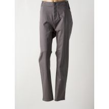 QUATRE VINGT JOURS - Jeans coupe slim gris en coton - Femme - Taille 52 - Modz