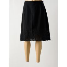 AGATHE & LOUISE - Jupe mi-longue noir en coton - Femme - Taille 48 - Modz