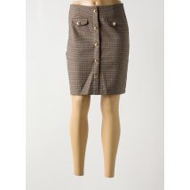 ONADO - Jupe courte marron en polyester - Femme - Taille 40 - Modz