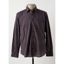 KING'S ROAD - Chemise manches longues bleu en coton - Homme - Taille XXL - Modz