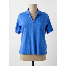 ÉTYMOLOGIE - Polo bleu en coton - Femme - Taille 46 - Modz
