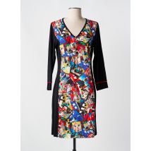 MALOKA - Robe courte noir en viscose - Femme - Taille 38 - Modz