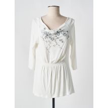 MAMATAYOE - Tunique manches longues beige en viscose - Femme - Taille 42 - Modz