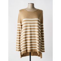 RUGA - Pull marron en coton - Femme - Taille 36 - Modz