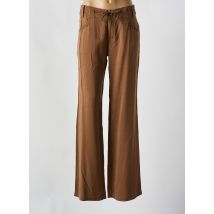 SALT & PEPPER - Pantalon flare marron en tencel - Femme - Taille 42 - Modz
