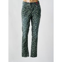 STREET ONE - Jeans coupe slim vert en coton - Femme - Taille TU - Modz