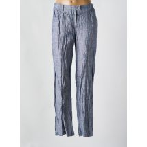 ANIMALE - Pantalon droit bleu en lin - Femme - Taille 40 - Modz