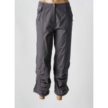 FRED SABATIER - Pantalon 7/8 gris en coton - Femme - Taille 46 - Modz