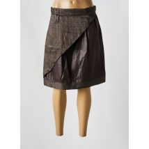 ET DIEU CREA LA FEMME - Jupe mi-longue marron en coton - Femme - Taille 42 - Modz