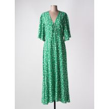 TRAFFIC PEOPLE - Robe longue vert en viscose - Femme - Taille 38 - Modz