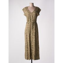 LOSAN - Robe longue vert en coton - Femme - Taille 38 - Modz