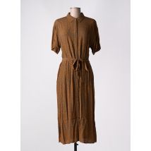 NUMPH - Robe longue marron en viscose - Femme - Taille 42 - Modz