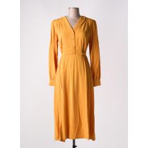MADEMOISELLE YEYE - Robe mi-longue jaune en lyocell - Femme - Taille 38 - Modz