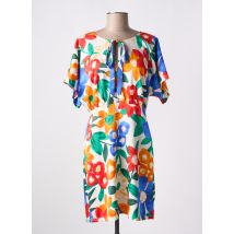 TRAFFIC PEOPLE - Robe courte bleu en viscose - Femme - Taille 36 - Modz