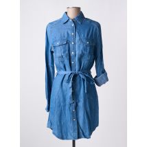 WAXX - Robe courte bleu en coton - Femme - Taille 36 - Modz