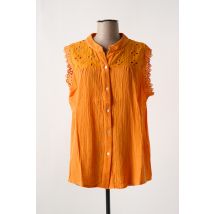 NELL - Chemisier orange en coton - Femme - Taille 38 - Modz