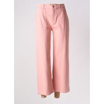 MADEMOISELLE YEYE - Jeans coupe large rose en coton - Femme - Taille 40 - Modz