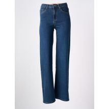 CHERRY PARIS - Jeans coupe large bleu en coton - Femme - Taille 34 - Modz