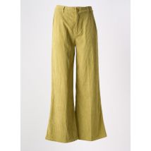 COMPAÑIA FANTASTICA - Pantalon large vert en polyester - Femme - Taille 38 - Modz
