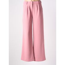 COMPAÑIA FANTASTICA - Pantalon large rose en polyester - Femme - Taille 36 - Modz