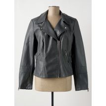 ONLY CARMAKOMA - Veste simili cuir gris en polyurethane - Femme - Taille 46 - Modz