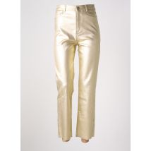 EMILIE.K - Pantalon 7/8 or en viscose - Femme - Taille 40 - Modz