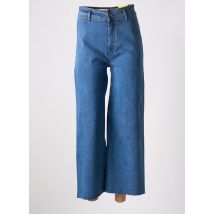 LOSAN - Jeans coupe large bleu en coton - Femme - Taille 40 - Modz