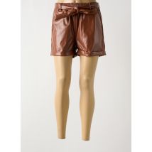 AKOZ DE TOI - Short marron en lin - Femme - Taille 36 - Modz