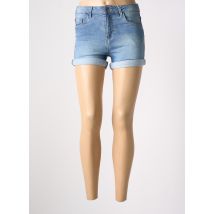 LOSAN - Short bleu en coton - Femme - Taille 36 - Modz