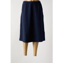 COMPAÑIA FANTASTICA - Jupe mi-longue bleu en polyester - Femme - Taille 40 - Modz