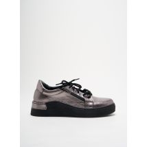 COCO ET ABRICOT - Baskets argent en cuir - Femme - Taille 39 - Modz