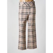 FRANK LYMAN - Pantalon large beige en polyester - Femme - Taille 42 - Modz