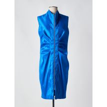 FRANK LYMAN - Robe mi-longue bleu en polyester - Femme - Taille 40 - Modz