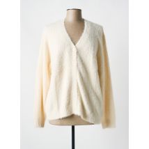 M.X.O - Gilet manches longues beige en polyester - Femme - Taille 44 - Modz